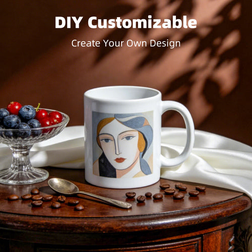 11oz Premium White Sublimation Mug Blanks with Individual Gift Box