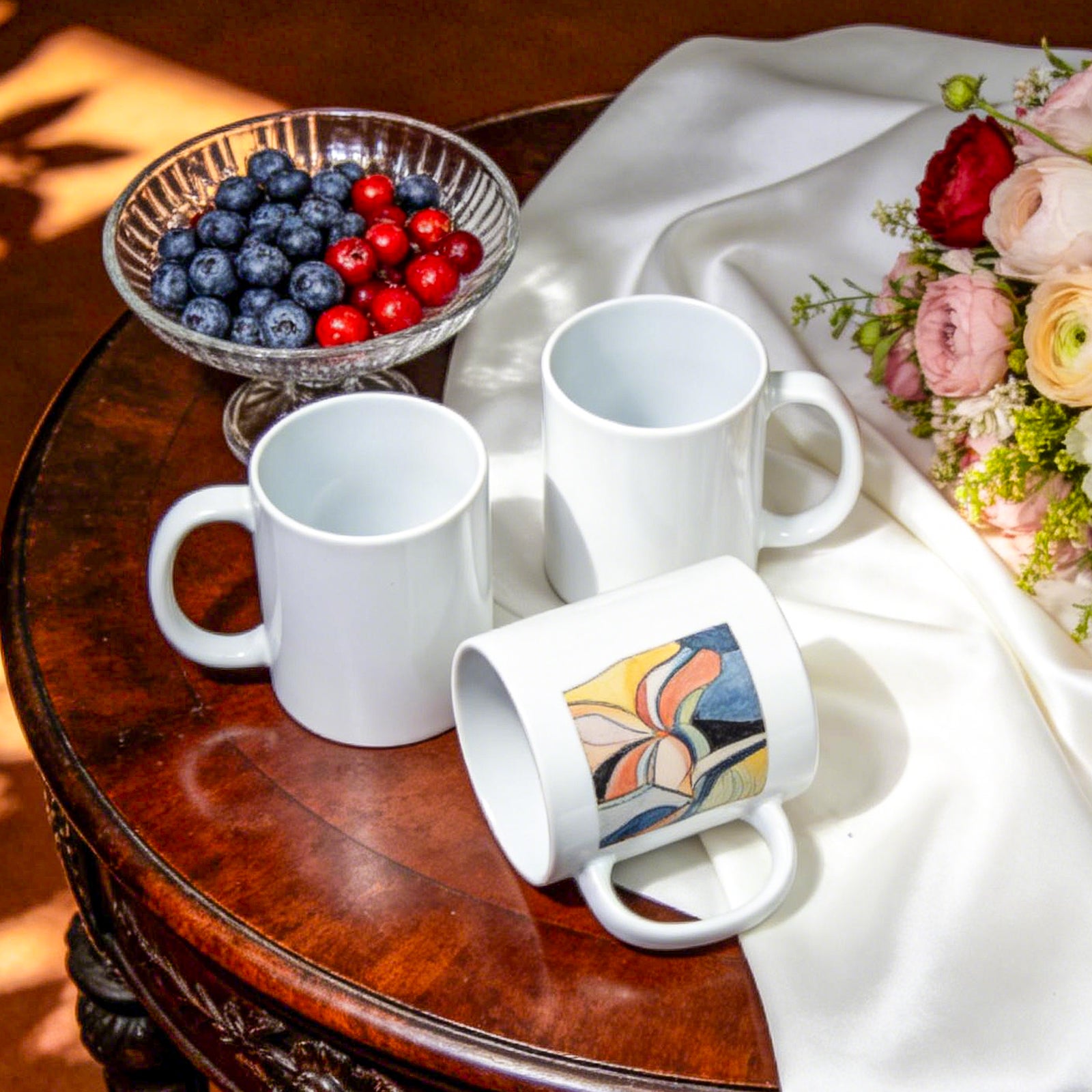 11oz Premium White Sublimation Mug Blanks with Individual Gift Box
