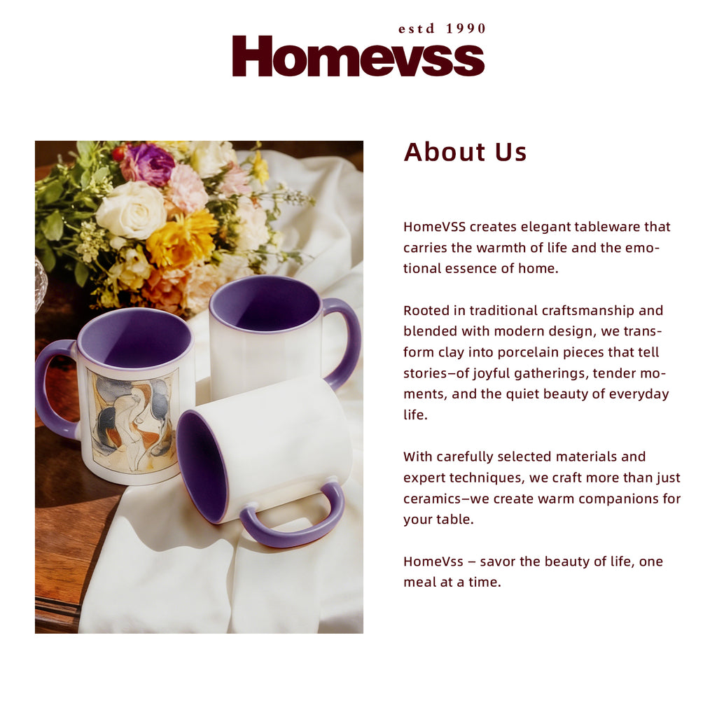 11oz Two-Tone Sublimation Mug Blanks with Colored Handle & Inner (Individual Box)
