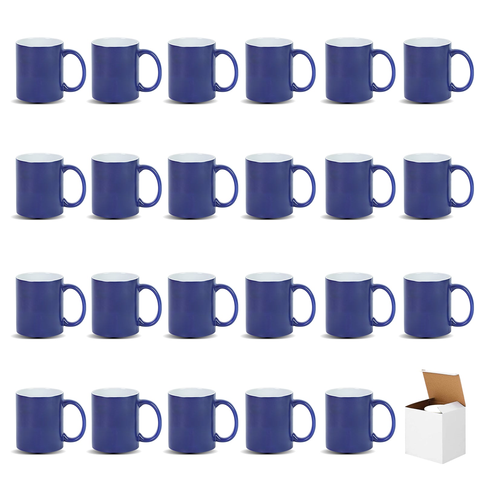 11oz Magic Color-Changing Stoneware Sublimation Mug Blanks with Individual Box
