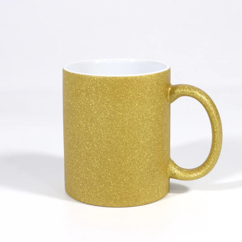 11oz Sparkling Glitter Sublimation Mug Blanks with Individual Box