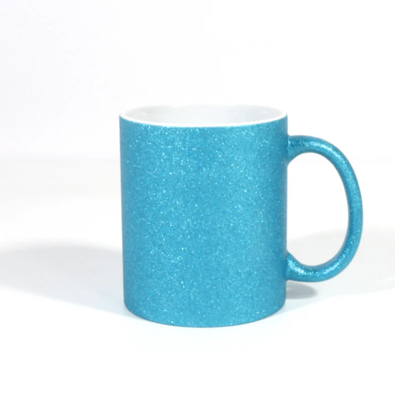 11oz Sparkling Glitter Sublimation Mug Blanks with Individual Box