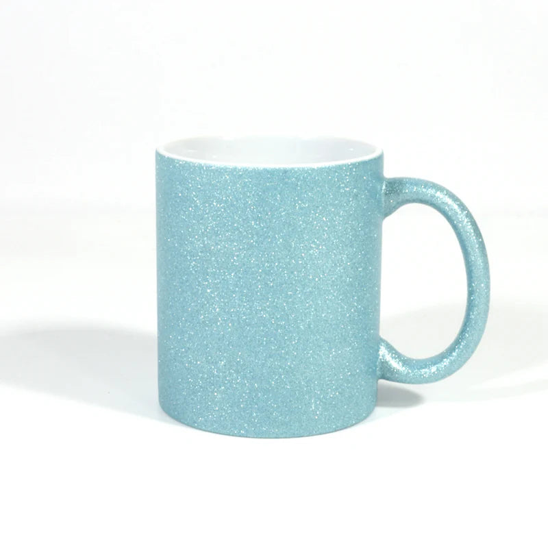 11oz Sparkling Glitter Sublimation Mug Blanks with Individual Box