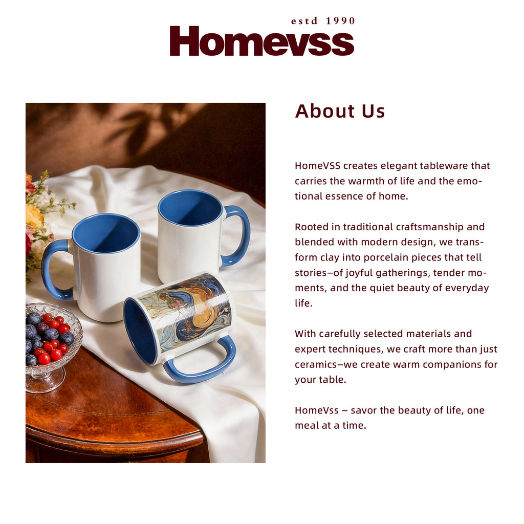15oz Two-Tone Sublimation Mug Blanks with Colored Handle & Inner (Individual Box)