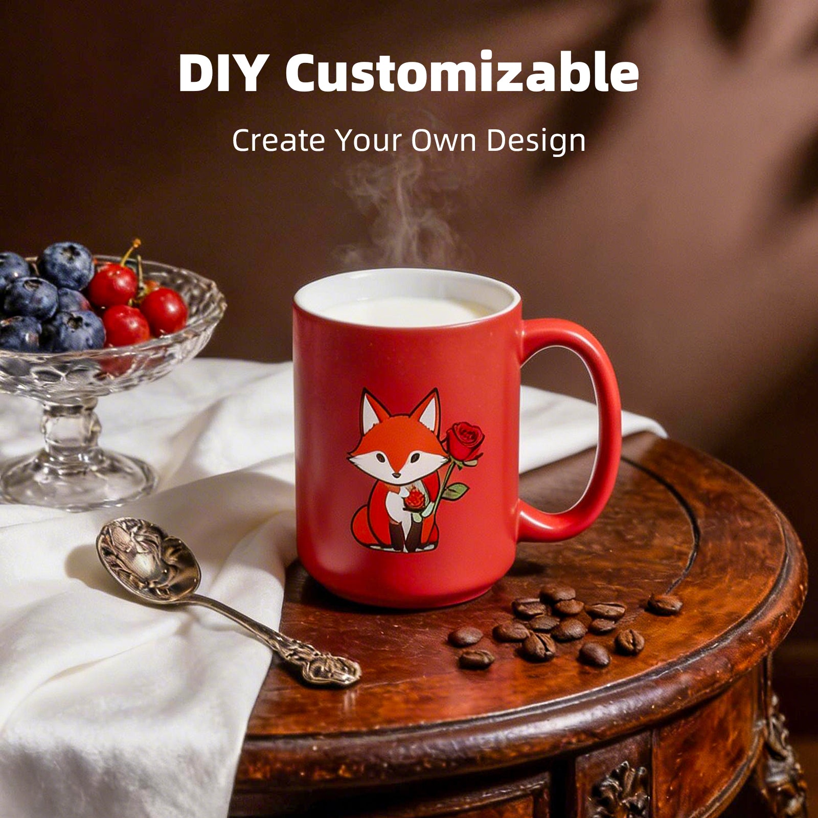 15oz Magic Color-Changing Stoneware Sublimation Mug Blanks with Individual Box