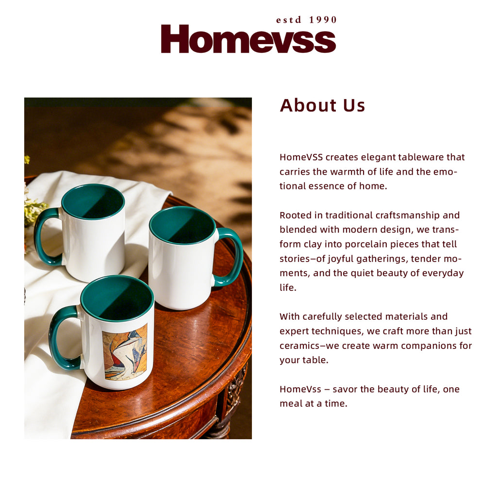 15oz Two-Tone Sublimation Mug Blanks with Colored Handle & Inner (Individual Box)