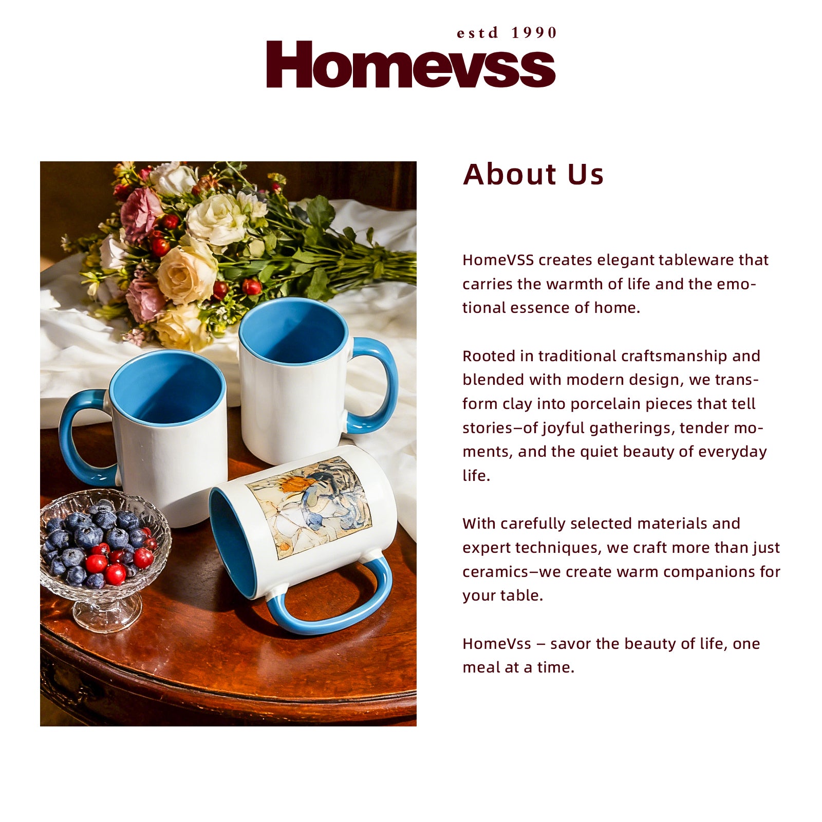 15oz Two-Tone Sublimation Mug Blanks with Colored Handle & Inner (Individual Box)