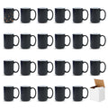 15oz Magic Color-Changing Stoneware Sublimation Mug Blanks with Individual Box